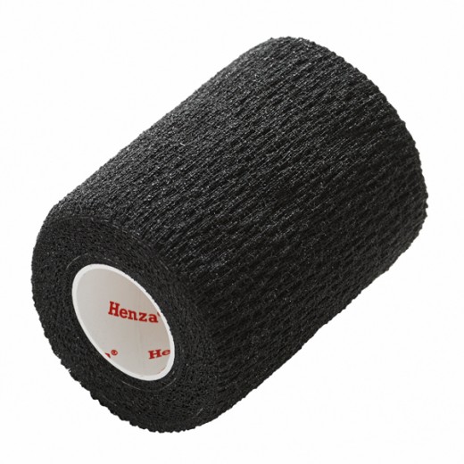 Henza® Flexible Sports Bandage - SORT - 7,5 cm x 4,5 m