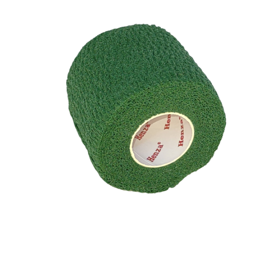 Henza® Flexible Sports Bandage - GRØN - 5,0 cm x 4,5 m