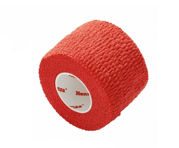 Se Henza® Flexible Sports Bandage - RØD - 5,0 cm x 4,5 m hos Henza.dk