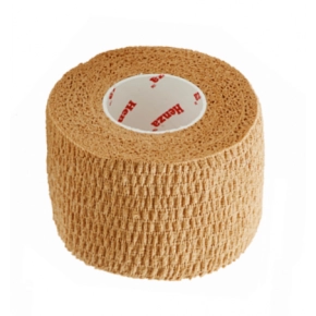 Henza® Elastisk CrossfitTape - Beige - 5cm x 6,9m - Elastisk Sportstape