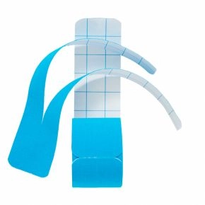 Henza® Pre-cut Kinesiologi Y Form - LYSEBLÅ - Knæ