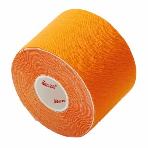 Henza® Kinesiologi Tape - ORANGE - 5m x 5cm - Knæ